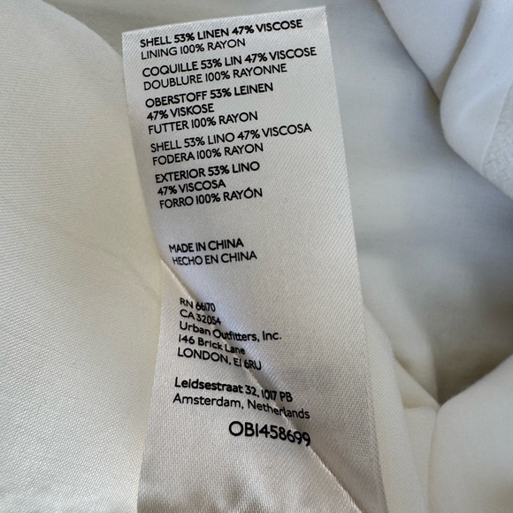 Free People Olivia Blazer in Ivory Size Small - Picture 2 of 5